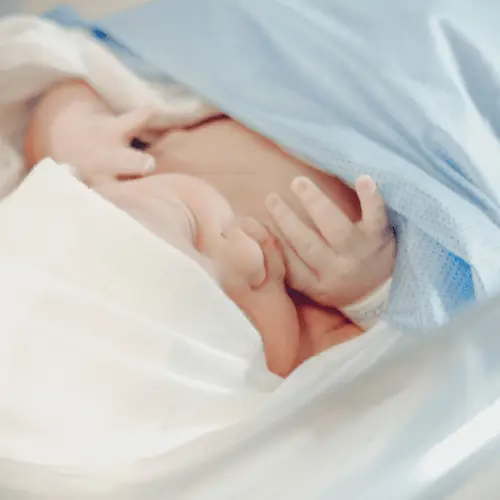 Baby 8 weken oud