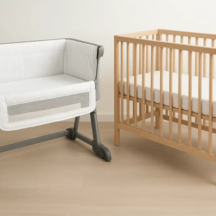 Co-sleeper en ledikant