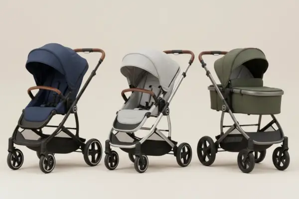 drie buggy’s naast elkaar, beste buggy’s onder de 200 euro