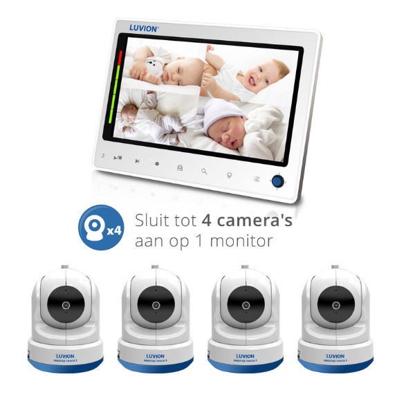 Luvion Prestige Touch 3 kan uitbreiden tot 4 camera's