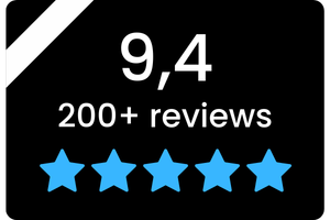 Review score badge