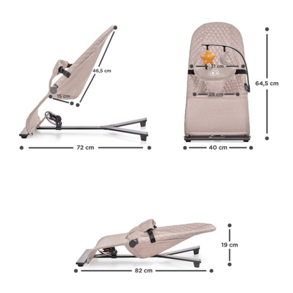 Kinderkraft MIMI Babywip afmetingen