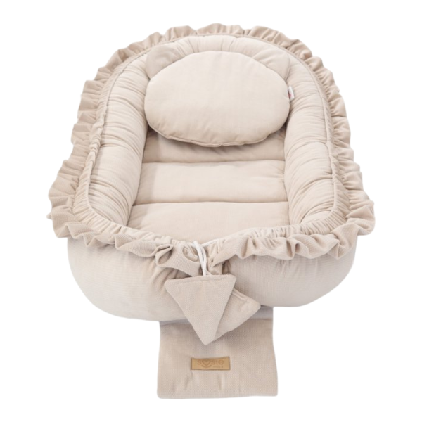 Glamour Velvet Babynestje verstelbaar
