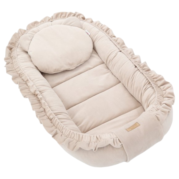 Glamour Velvet Babynestje met kussen