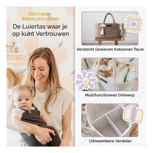 Yunioo Commodemand Luiertas ethestiek